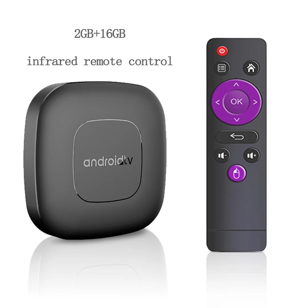 Android13 Smart Home Theater TV Box AllwinnerH313 Google Assistant Netflix Streaming Bluetooth Media Player 2G16G 2.4G5G Wifi T1